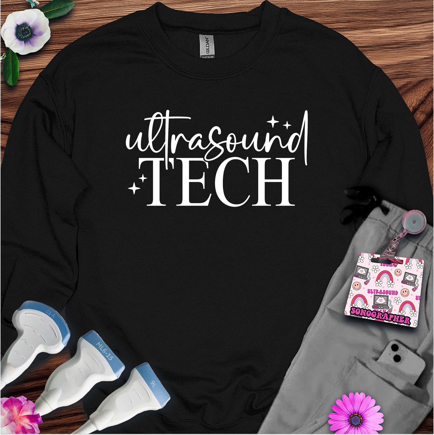 "Ultrasound Tech Sparkle" Sweatshirt