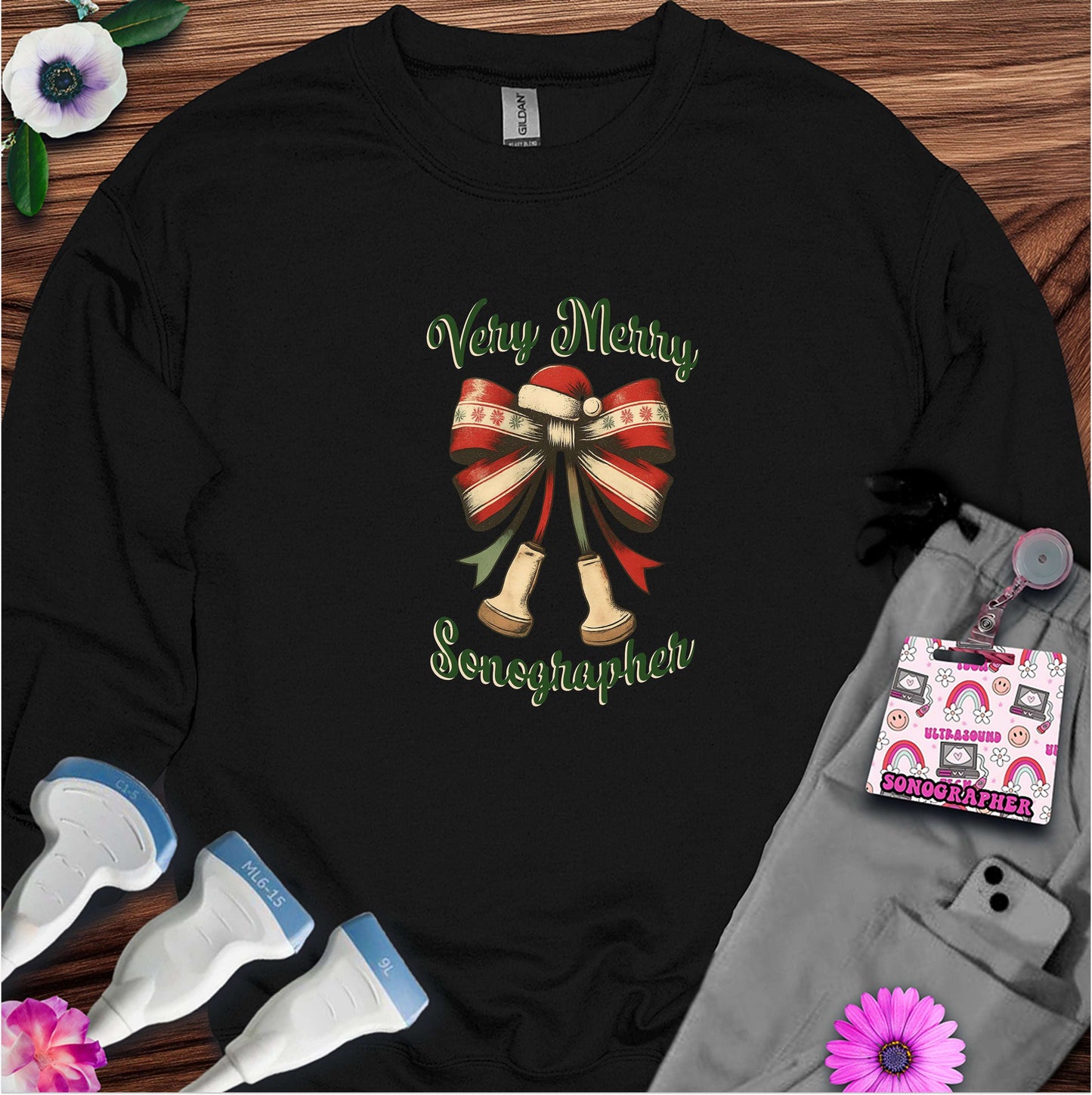 "Very Merry Sonographer" Sweatshirt