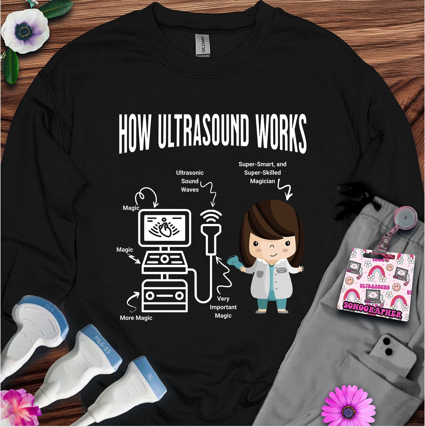 "How Ultrasound Works" Sweatshirt