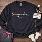 Sonographer Elegant Script Sweatshirt