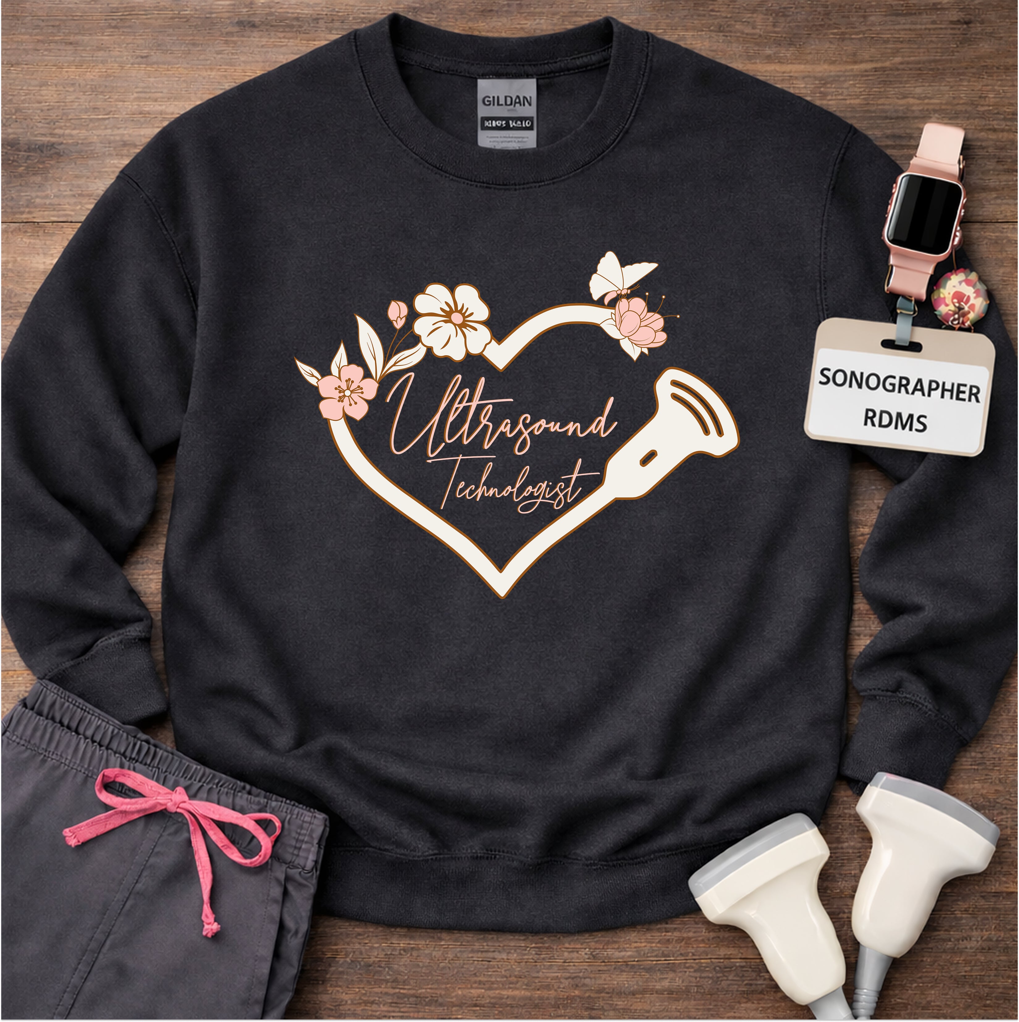 "Butterfly Ultrasound Technologist" Sweatshirt
