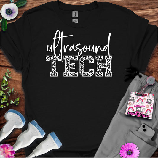 "Leopard Ultrasound Tech" T-shirt