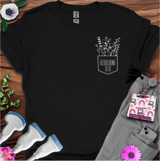 "Ultrasound Tech Pocket" T-Shirt