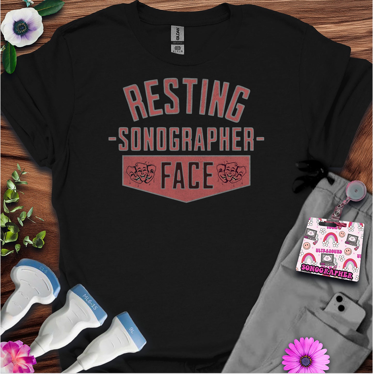 "Resting Sonographer Face" T-Shirt