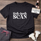 "Live, Love, Scan" T-shirt