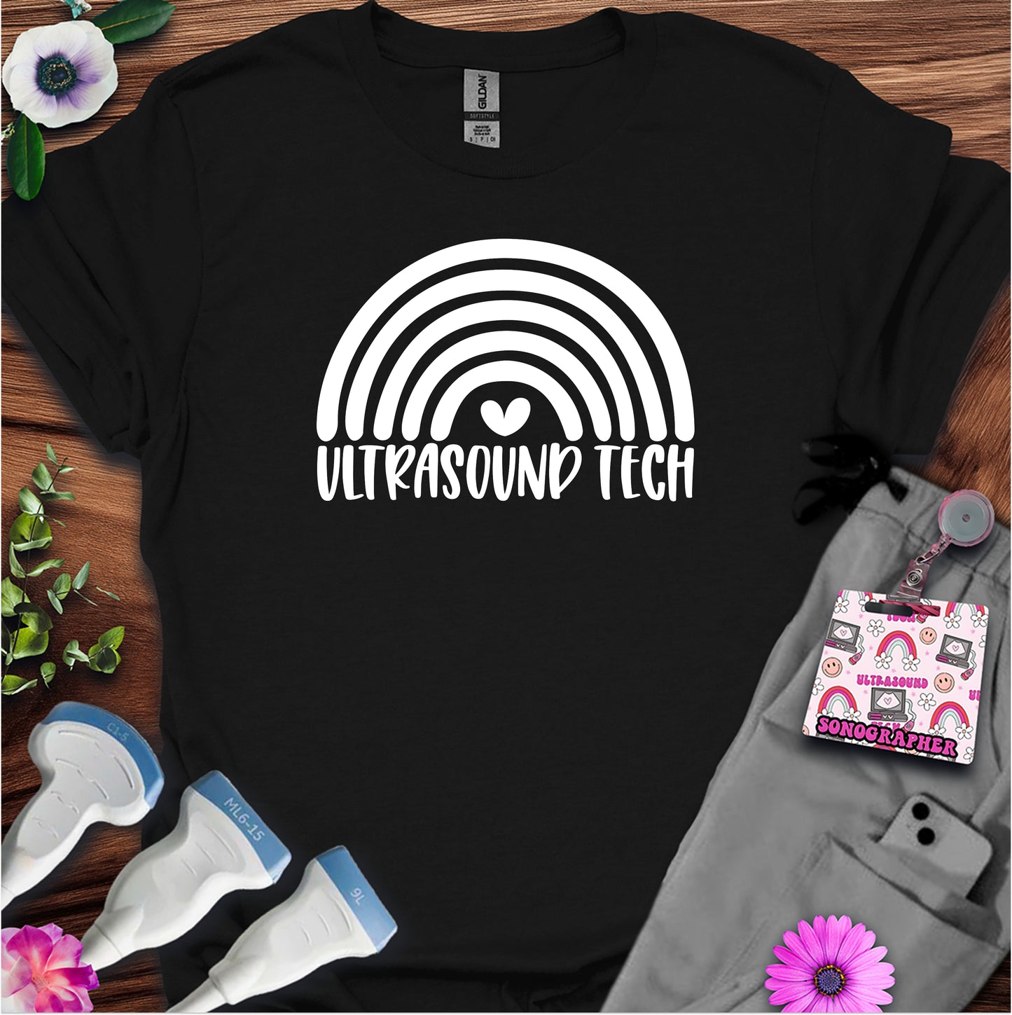 "Ultrasound Tech Rainbow🌈" T-Shirt