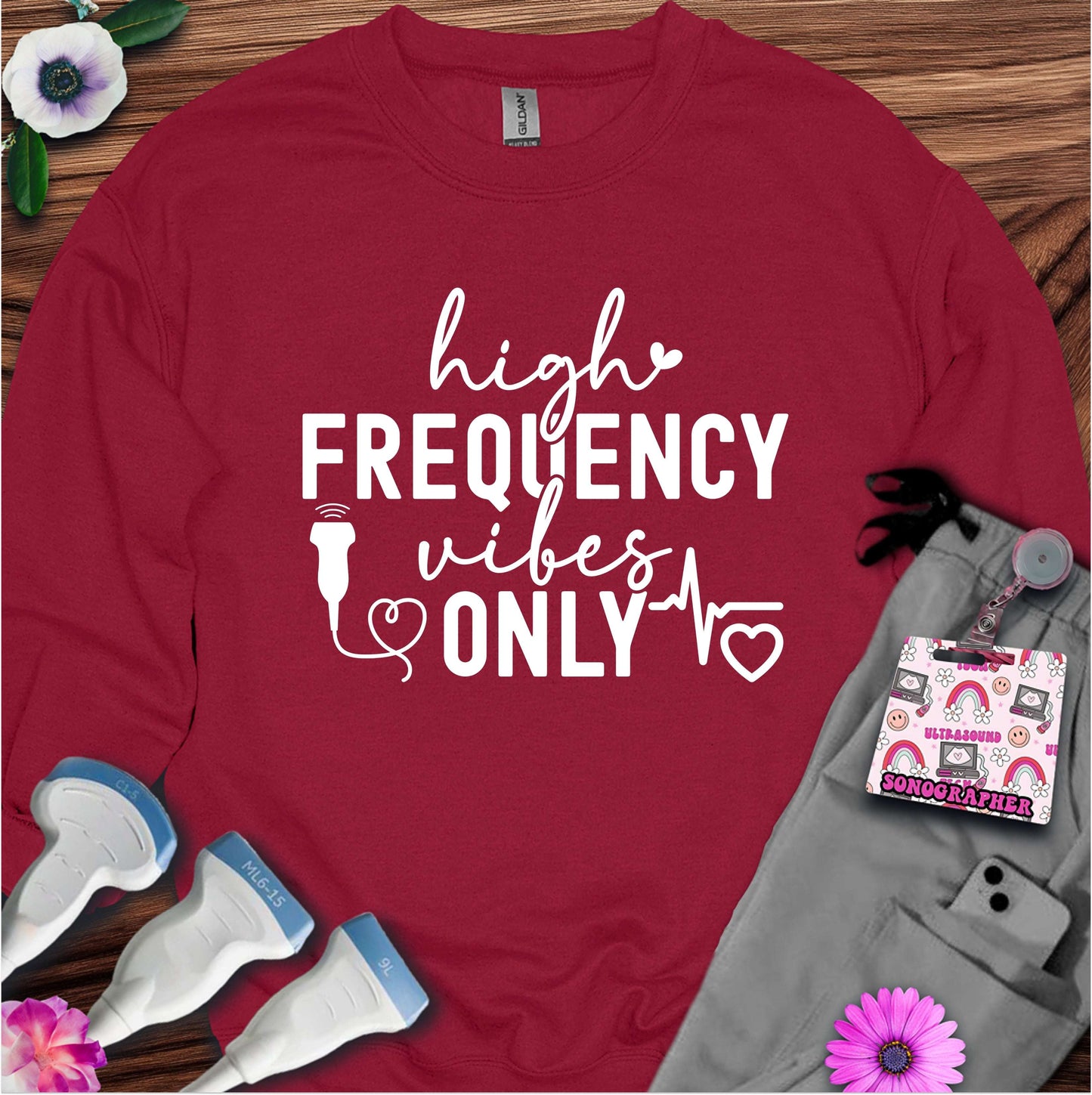 "High frequency Vibes" Sweatshirt