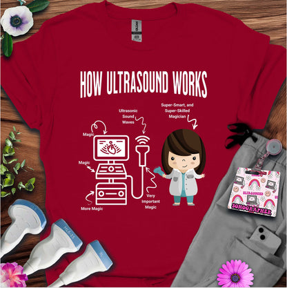 "How Ultrasound Works" T-Shirt