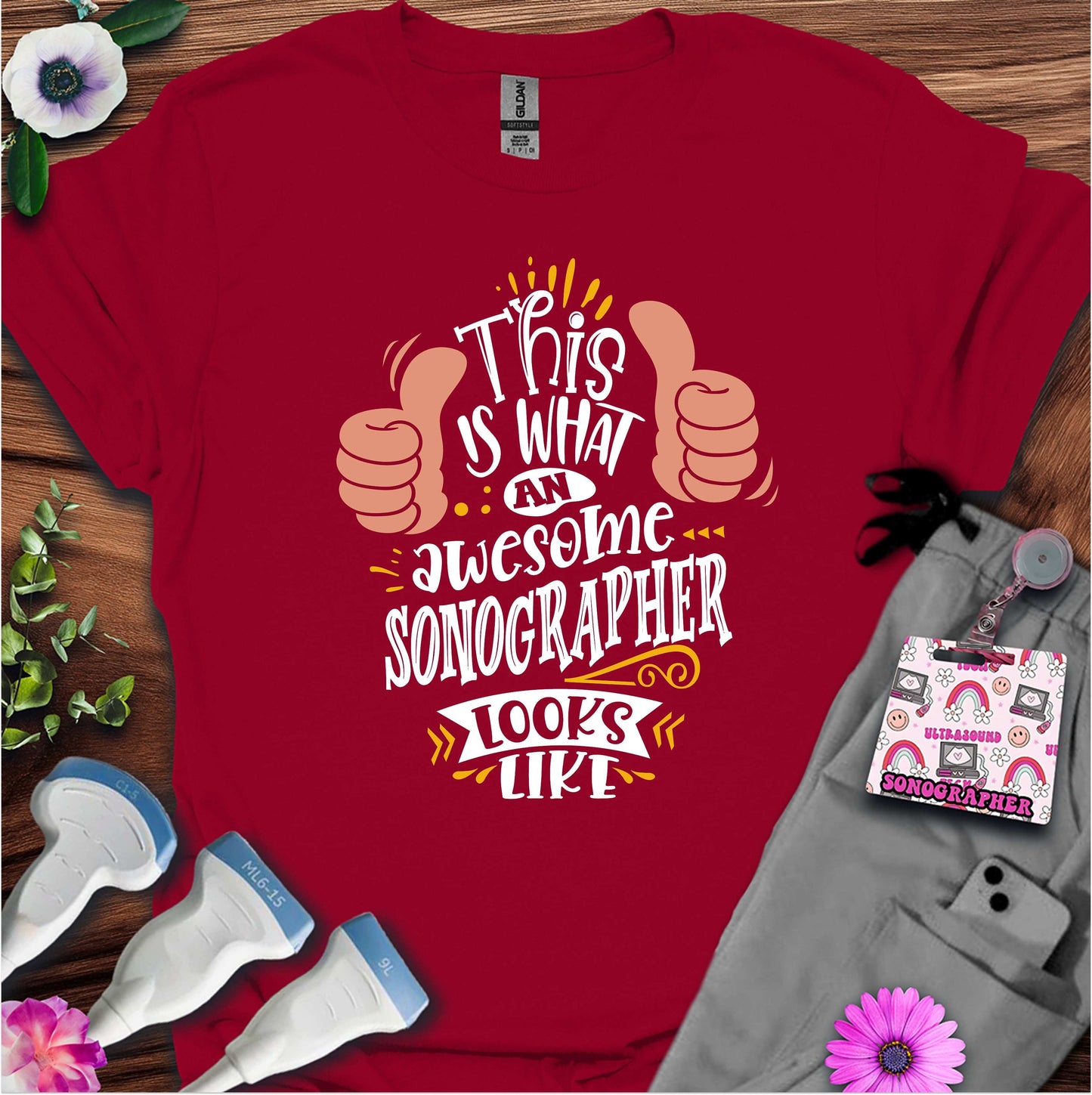 "Awesome Sonographer" T-shirt