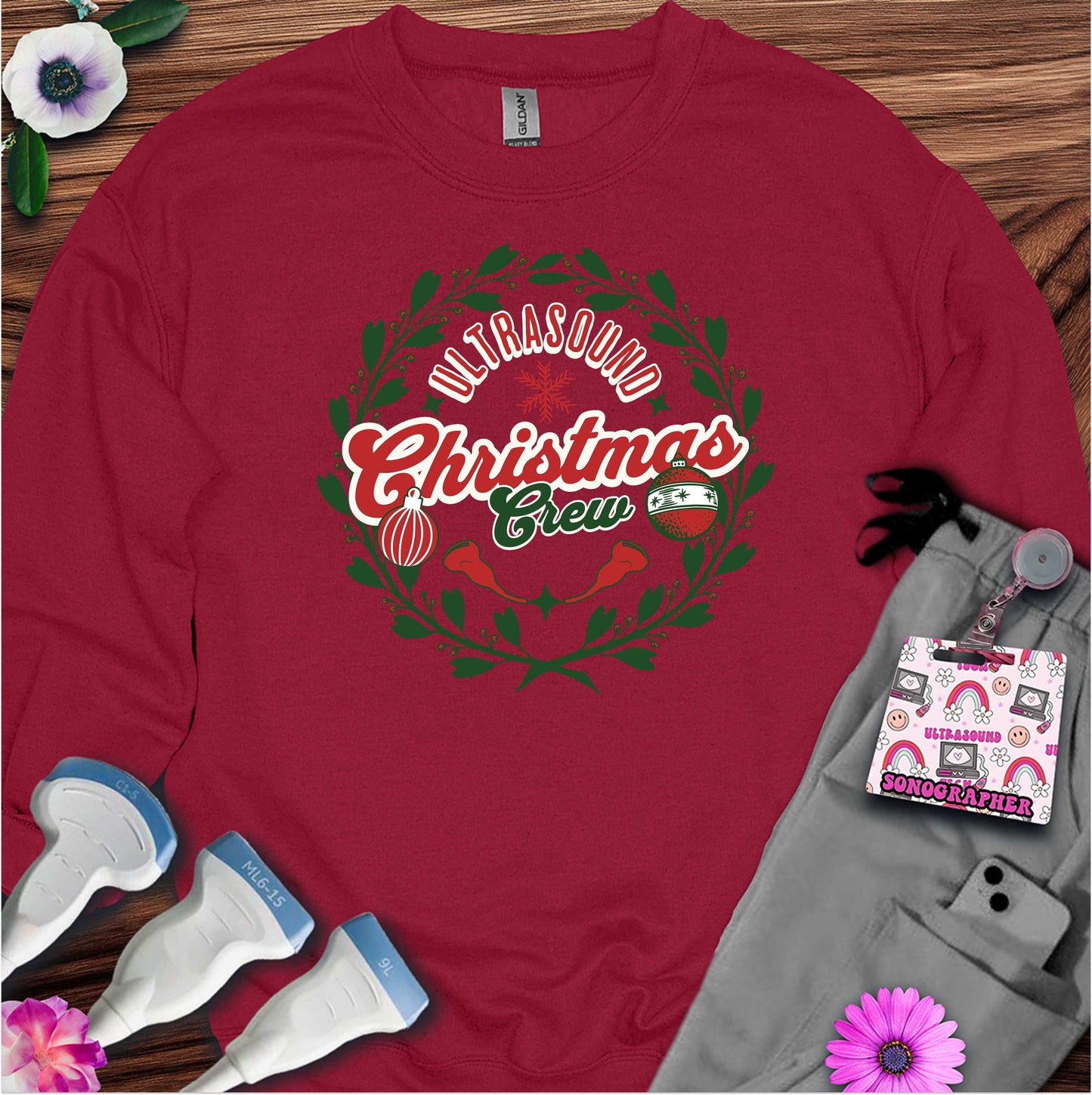 "Ultrasound Christmas Crew" Sweatshirt