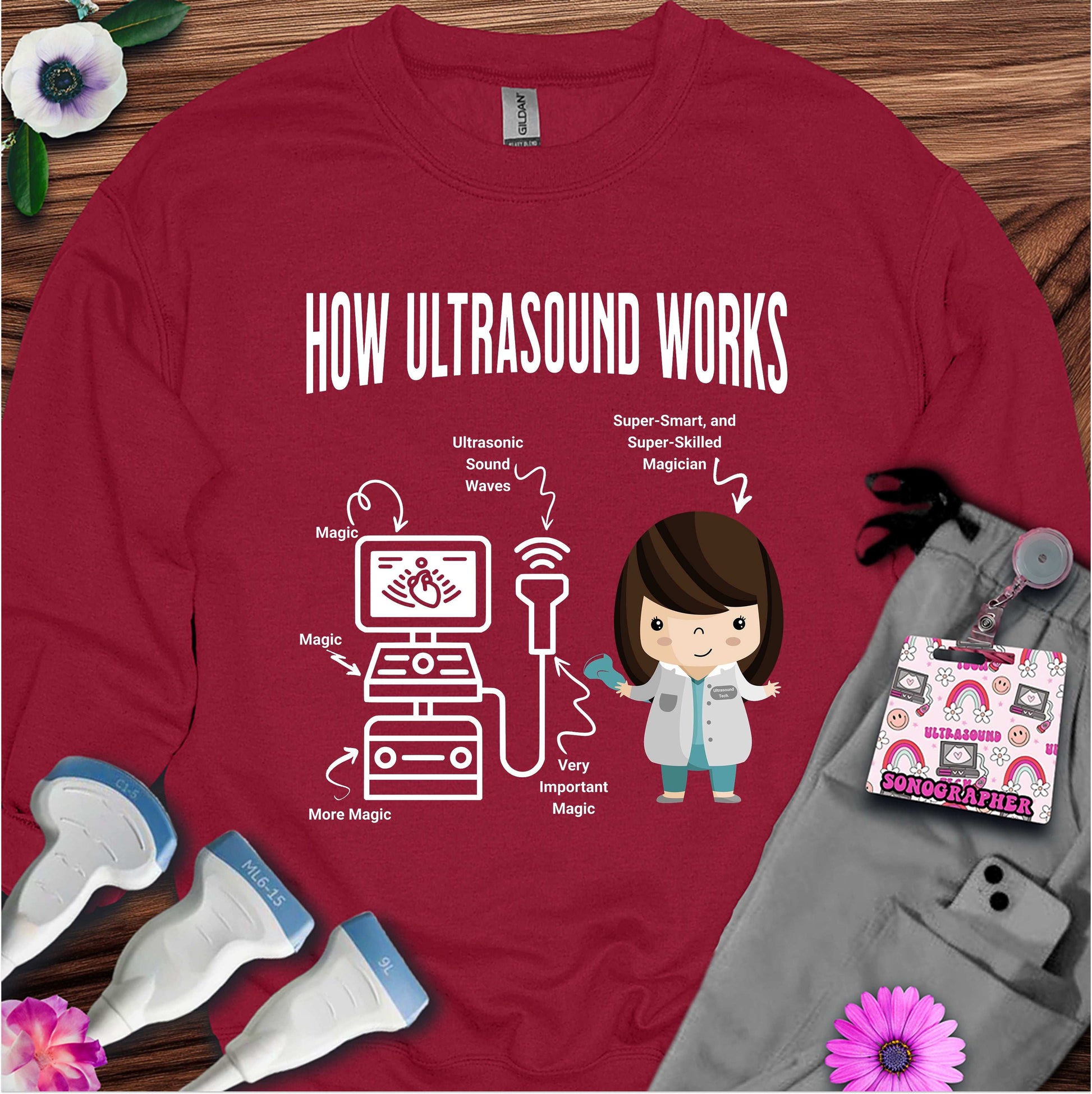 "How Ultrasound Works" Sweatshirt