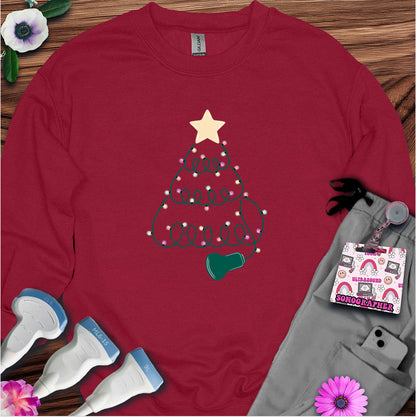 "Sonographer Christmas Tree" Sweatshirt