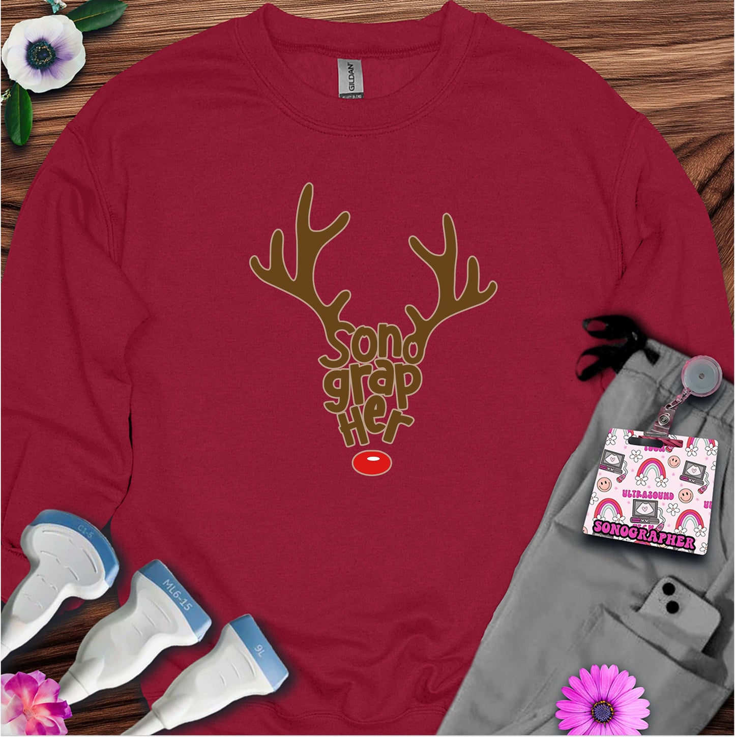 "Reindeer Sonographer" Sweatshirt