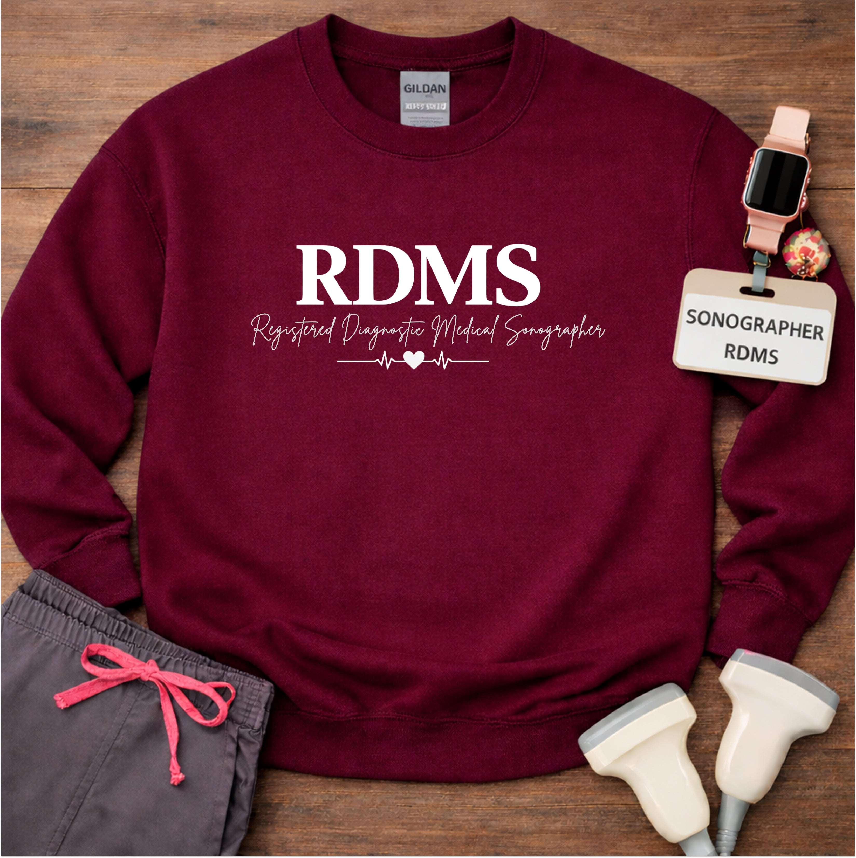 RDMS Heartbeat Sweatshirt