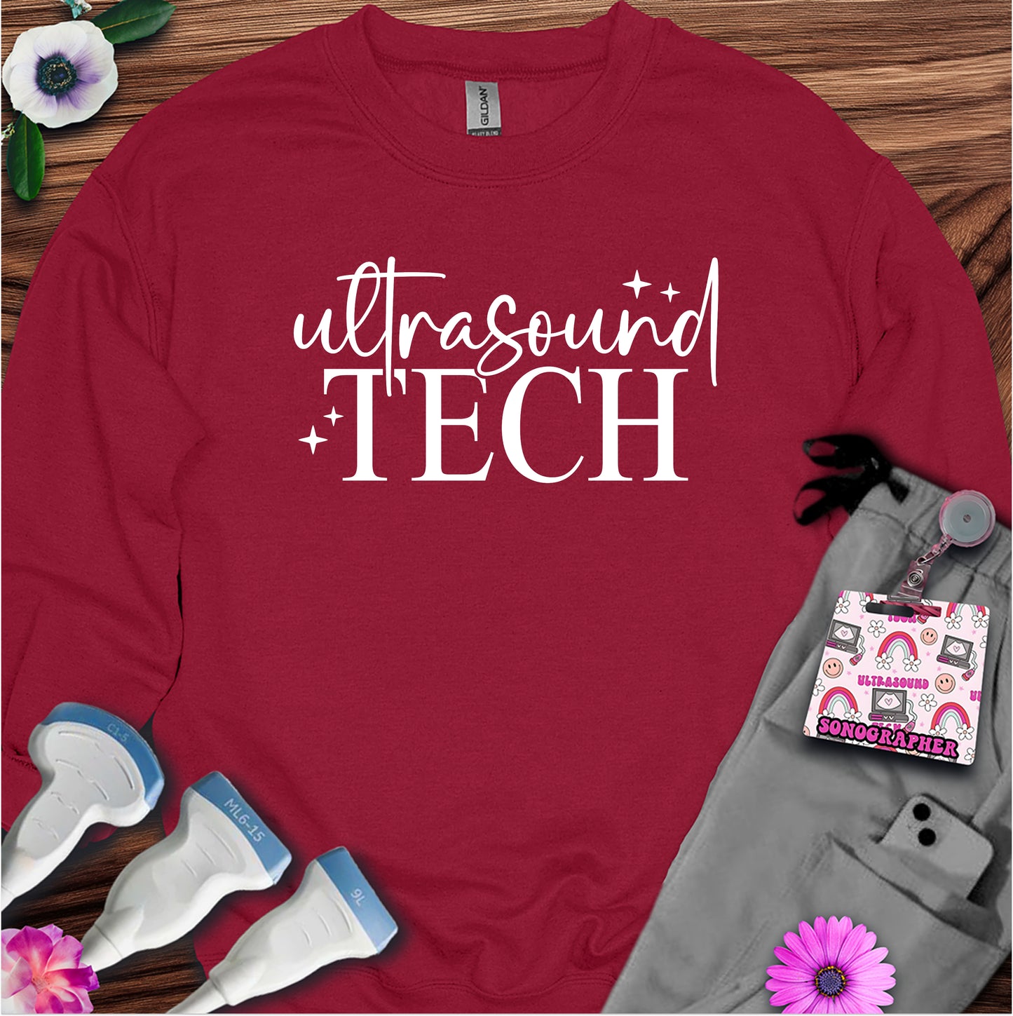 "Ultrasound Tech Sparkle" Sweatshirt
