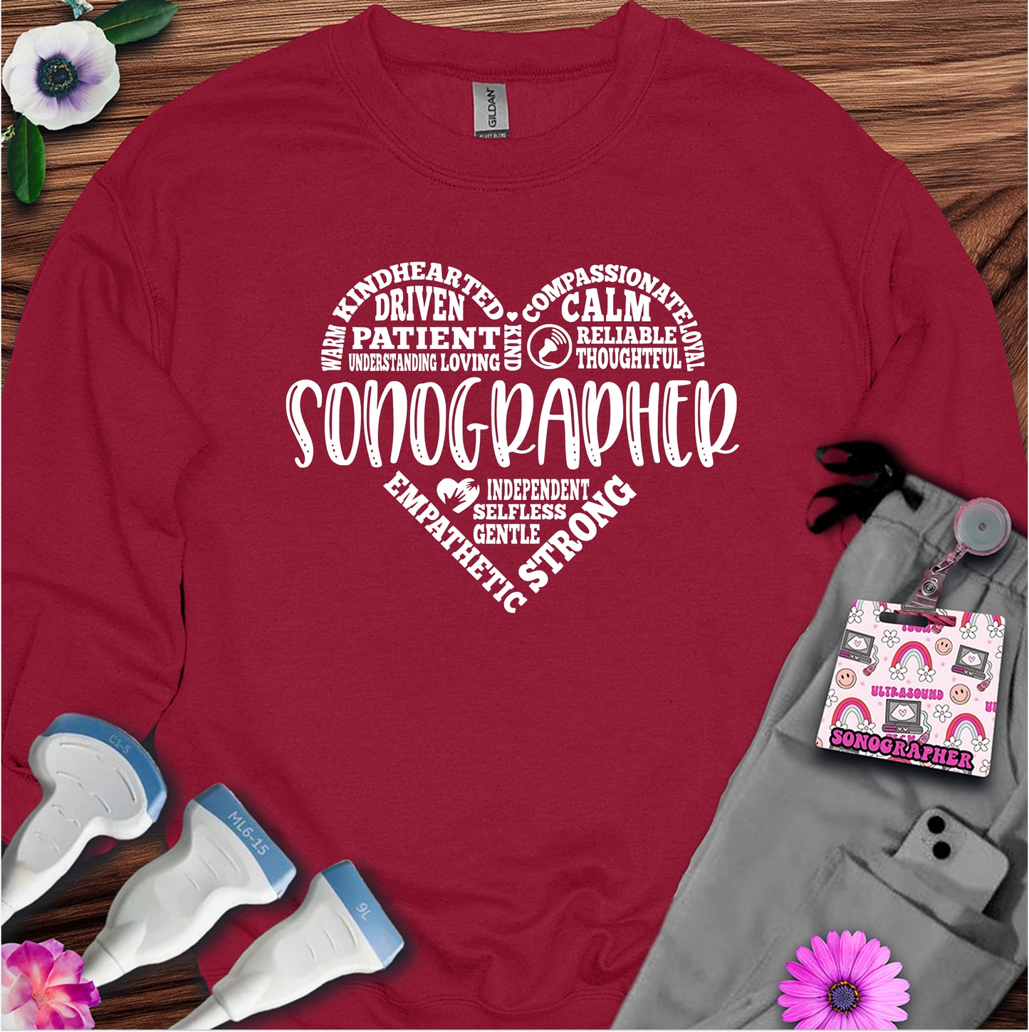 "Sonographer's Heart" Sweatshirt