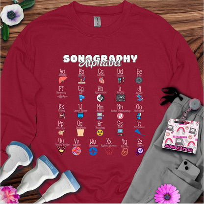 "Sonography Alphabet" Sweatshirt