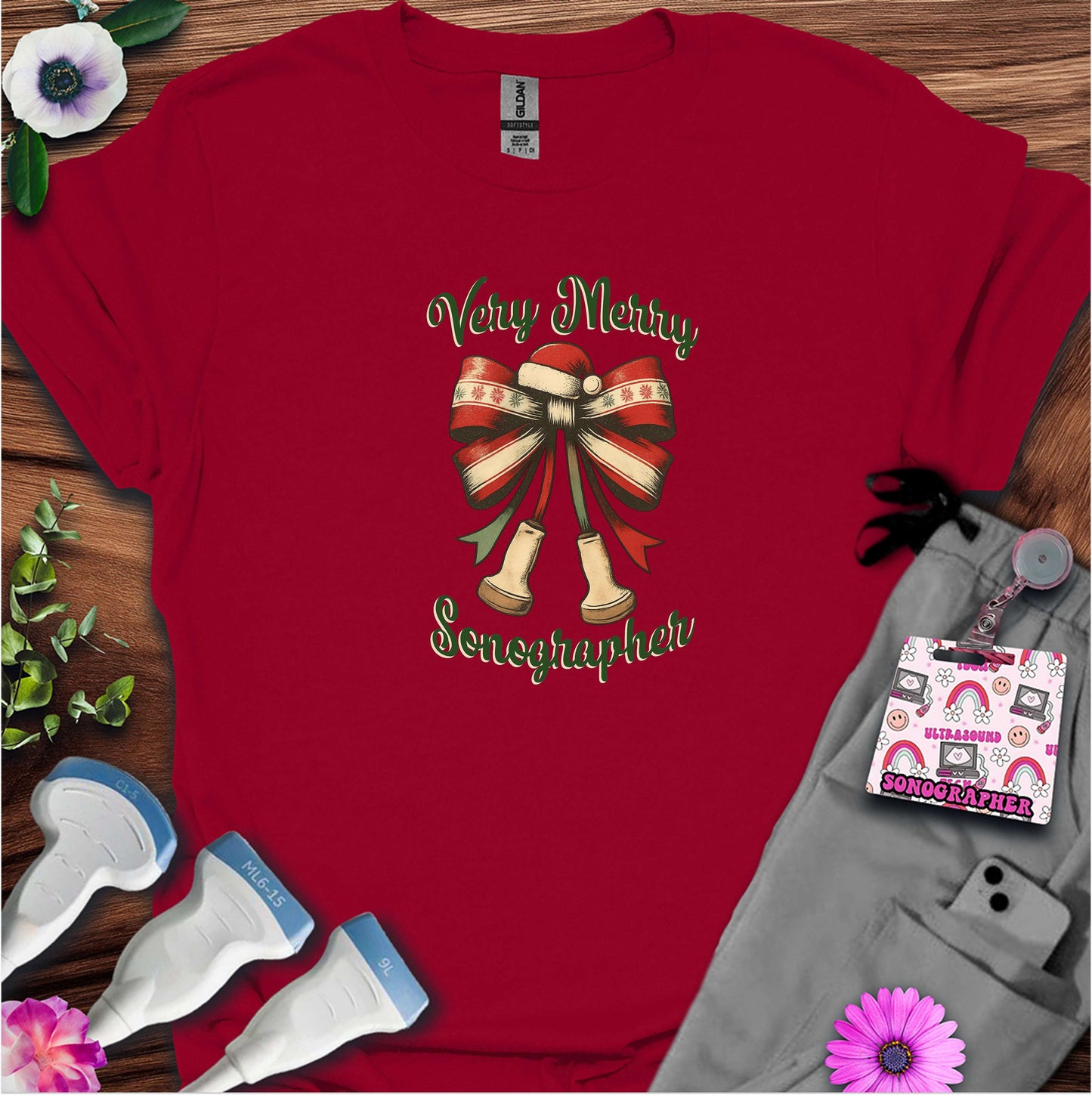"Very Merry Sonographer" T-shirt