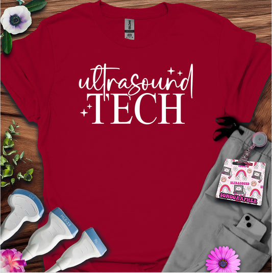 "Ultrasound Tech Sparkle" T-shirt