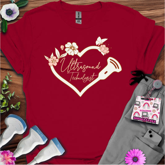 "Butterfly Ultrasound Tech" T-shirt