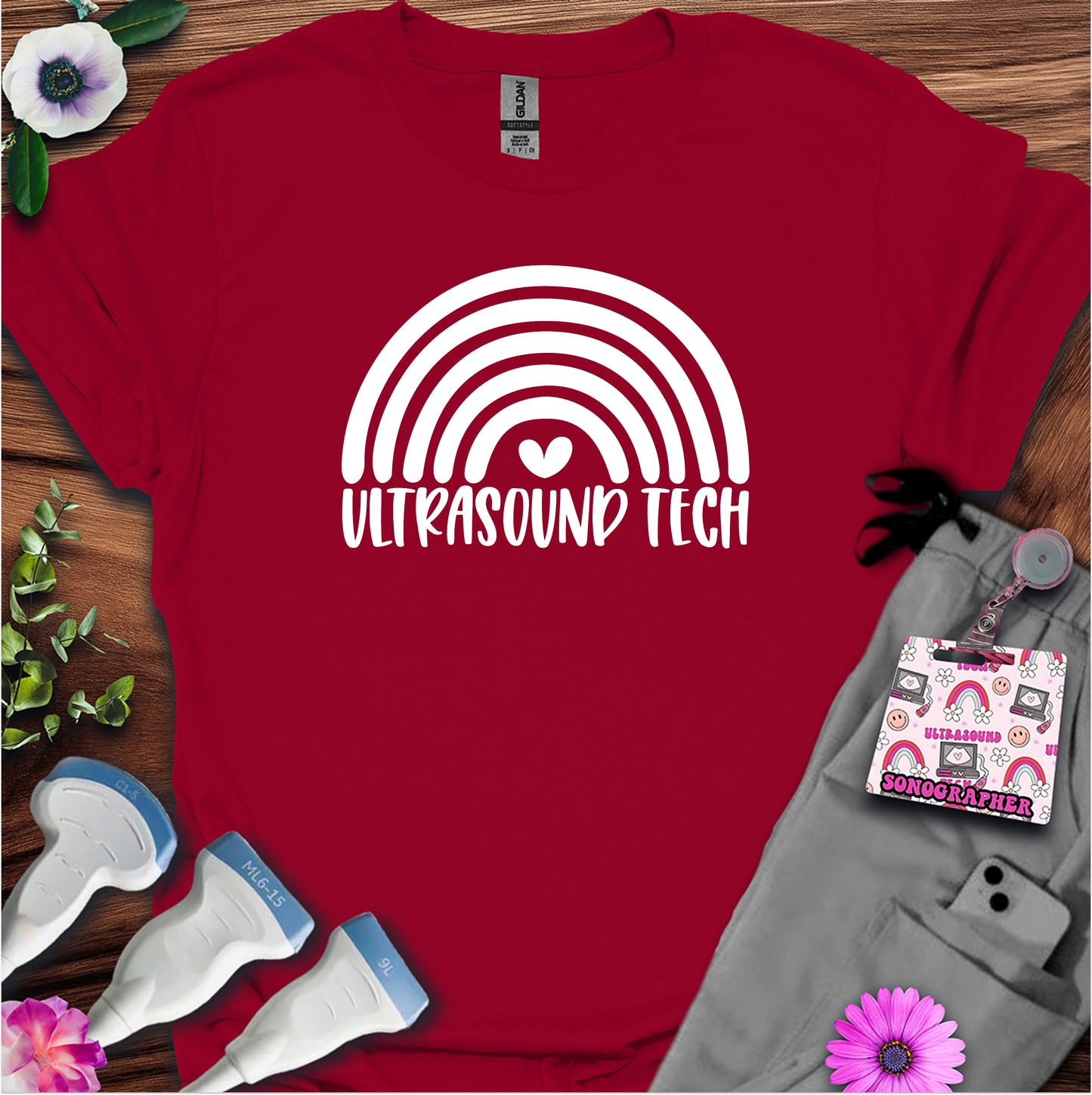 "Ultrasound Tech Rainbow🌈" T-Shirt