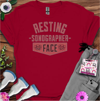 "Resting Sonographer Face" T-Shirt