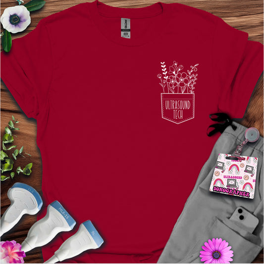 "Ultrasound Tech Pocket" T-Shirt