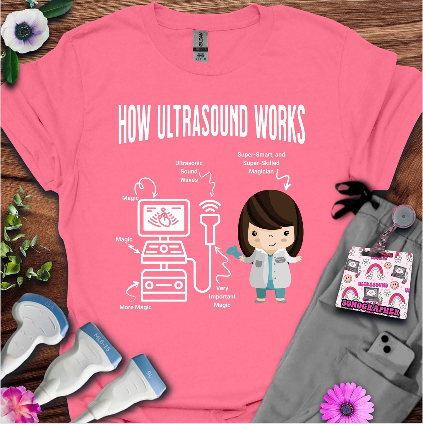 "How Ultrasound Works" T-Shirt