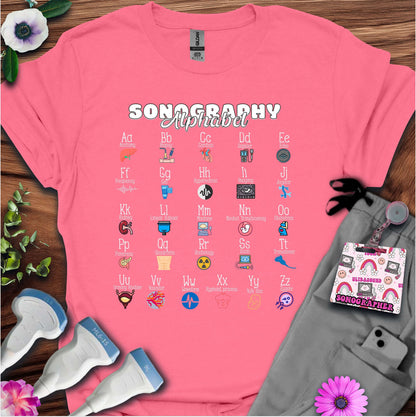 "Sonography Alphabet" T-Shirt