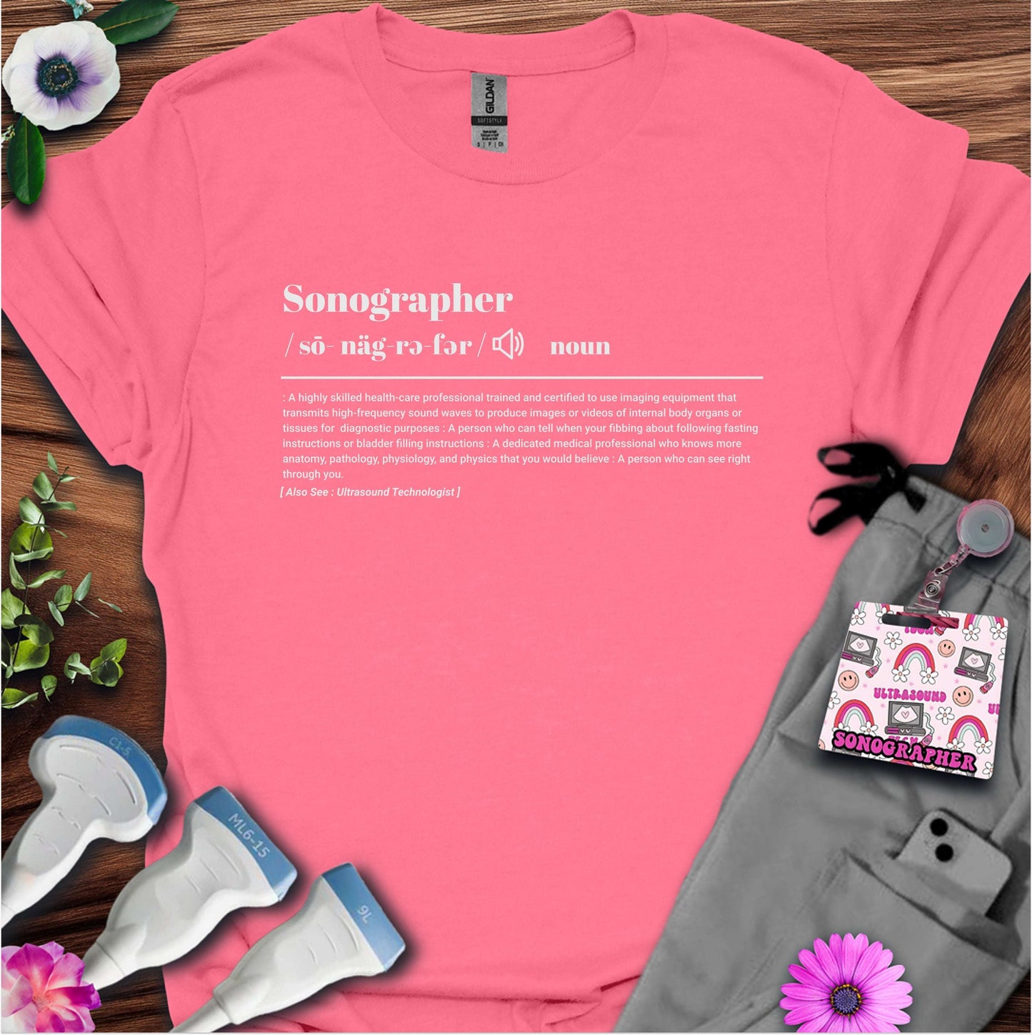 "Sonographer Definition" T-Shirt