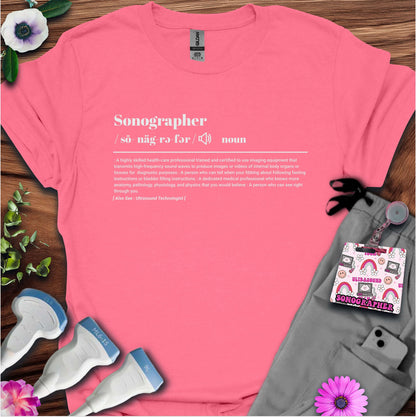 "Sonographer Definition" T-Shirt