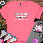 "Ultrasound Technologist, Not a Technician" T-shirt