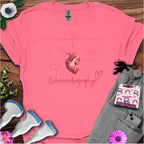 I Heart Echocardiography T-Shirt — Ultrasound Tech Valentine's Day Tee