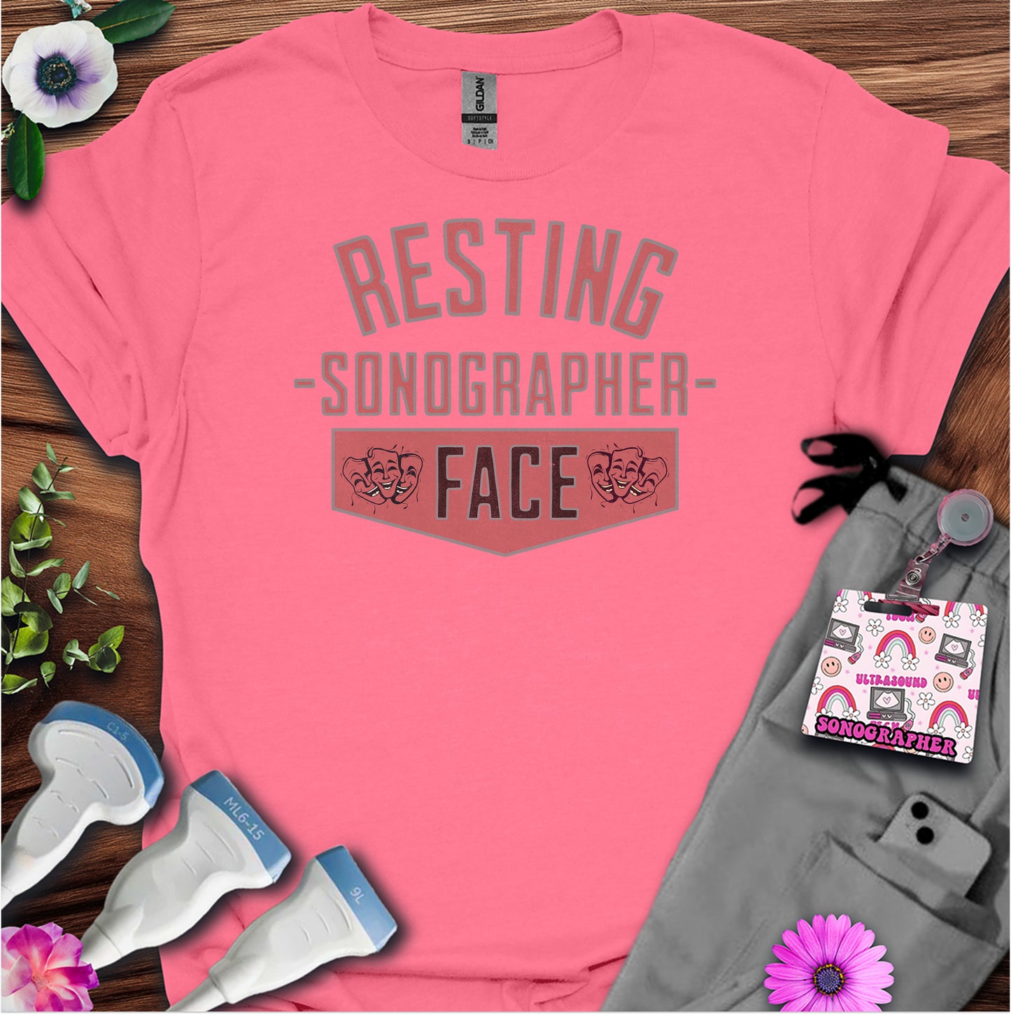 "Resting Sonographer Face" T-Shirt