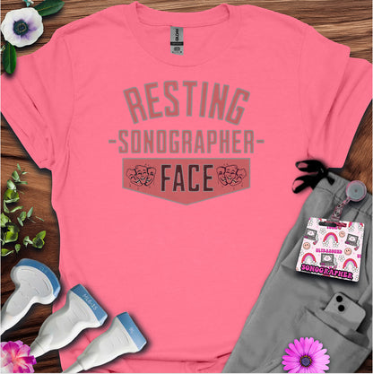 "Resting Sonographer Face" T-Shirt