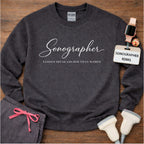 Echoes Speak Elegant Script Sweatshirt