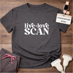 "Live, Love, Scan" T-shirt