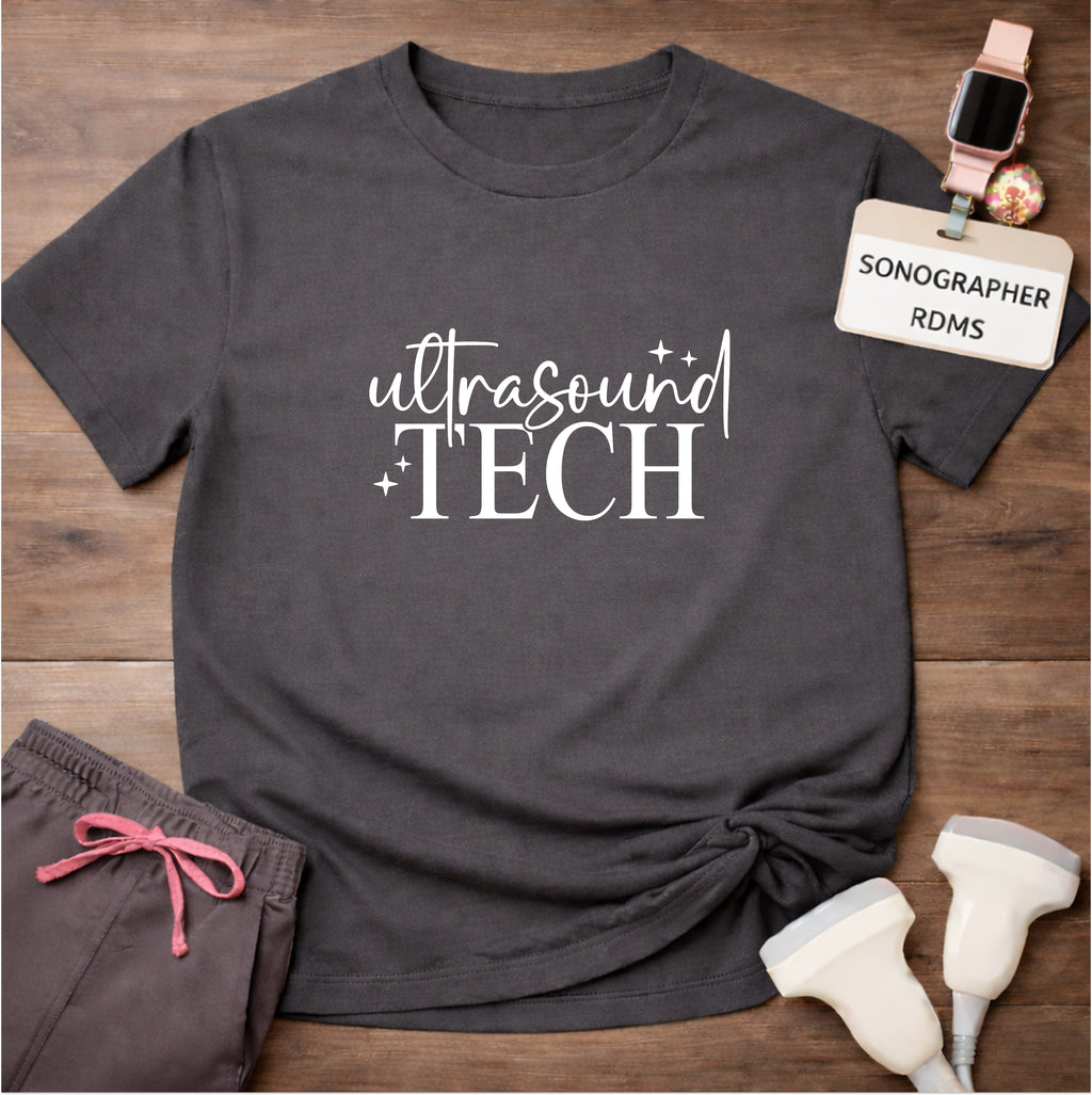 "Ultrasound Tech Sparkle" T-shirt