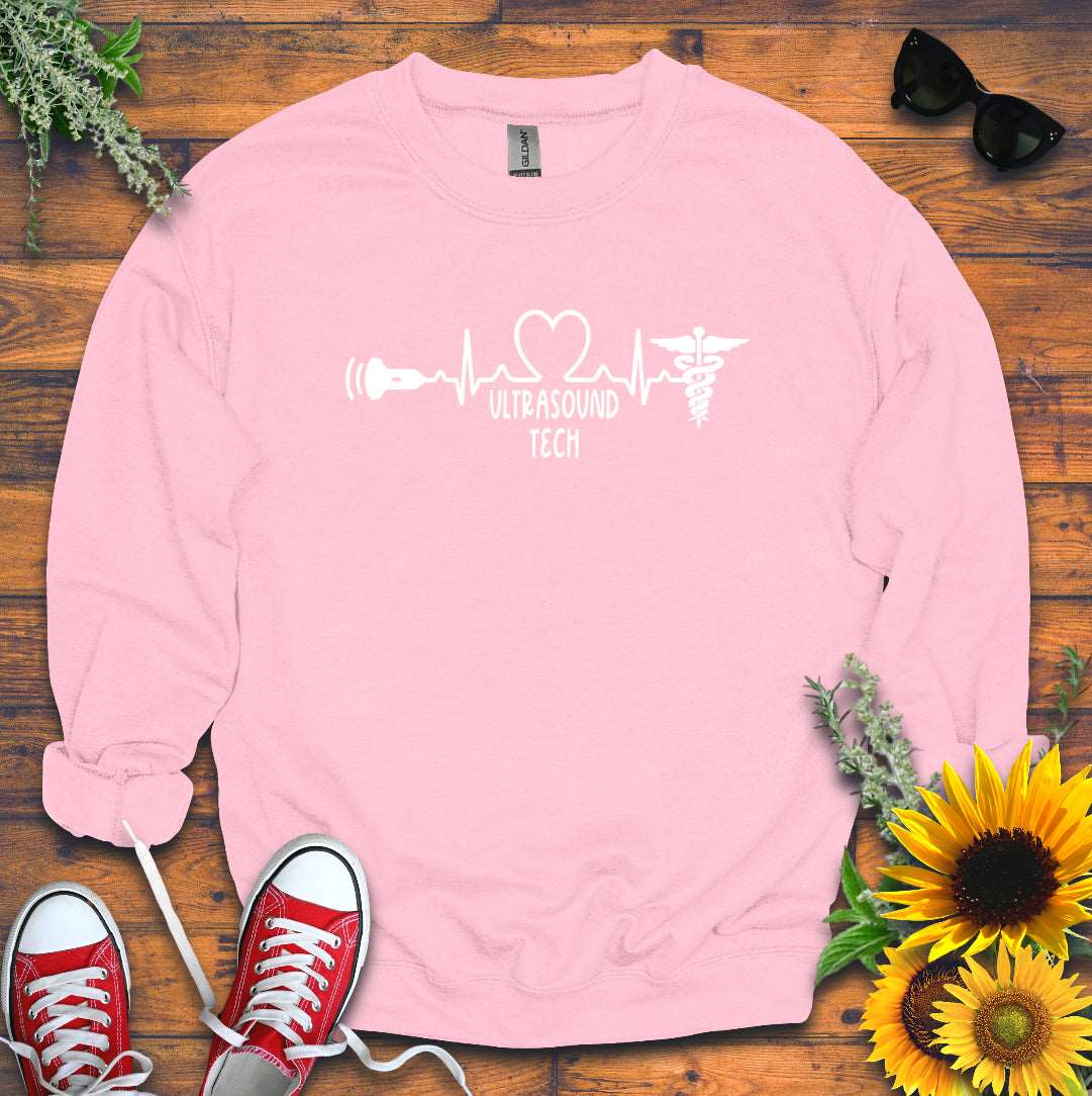 "Ultrasound Tech Heart-Beat" Sweatshirt