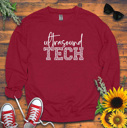 "Leopard Ultrasound Tech" Sweatshirt