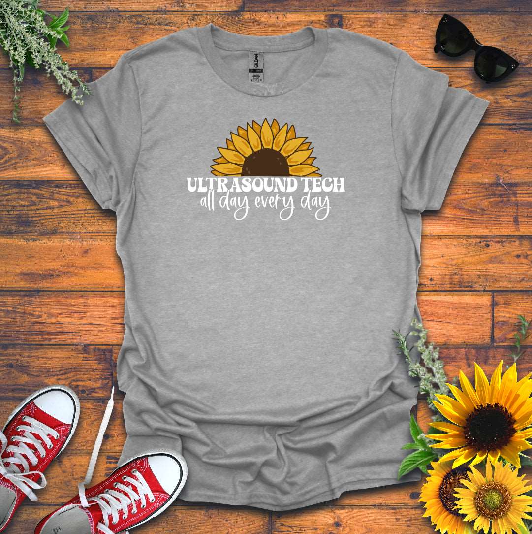 "Sunflower Ultrasound Tech" T-shirt