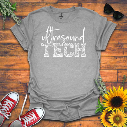 "Leopard Ultrasound Tech" T-shirt