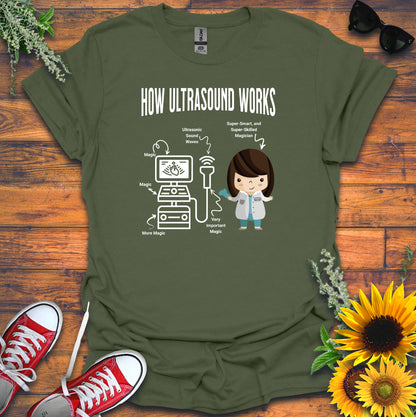 "How Ultrasound Works" T-Shirt