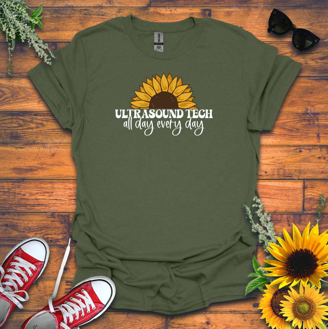 "Sunflower Ultrasound Tech" T-shirt