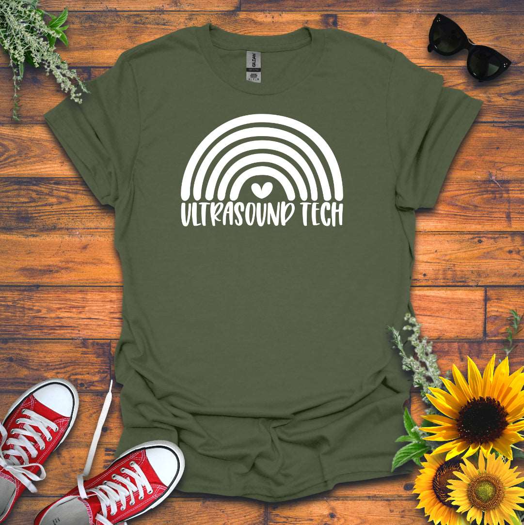 "Ultrasound Tech Rainbow🌈" T-Shirt