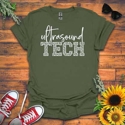 "Leopard Ultrasound Tech" T-shirt