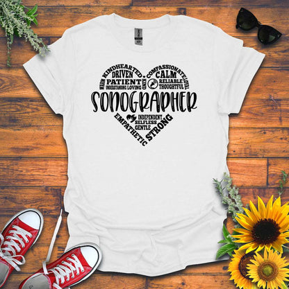 "Sonographer Heart" T-shirt