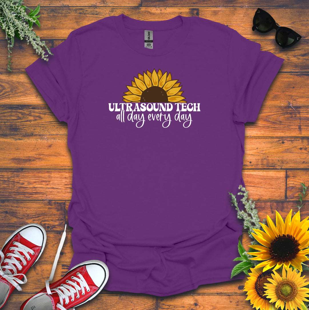 "Sunflower Ultrasound Tech" T-shirt