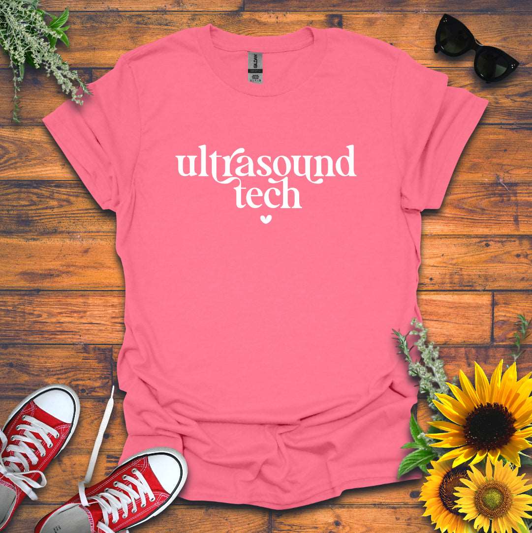 "Ultrasound Tech Heart" T-Shirt