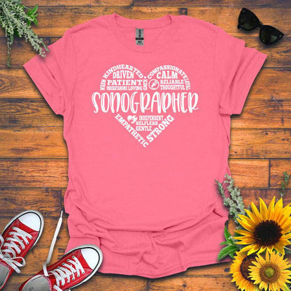 "Sonographer Heart" T-shirt